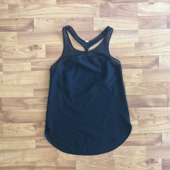 lululemon athletica Tops - Lululemon Mesh Cross Back Tank Top